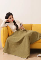 Heated shawl blanket. Perfect for office, car, and outdoor warmth.